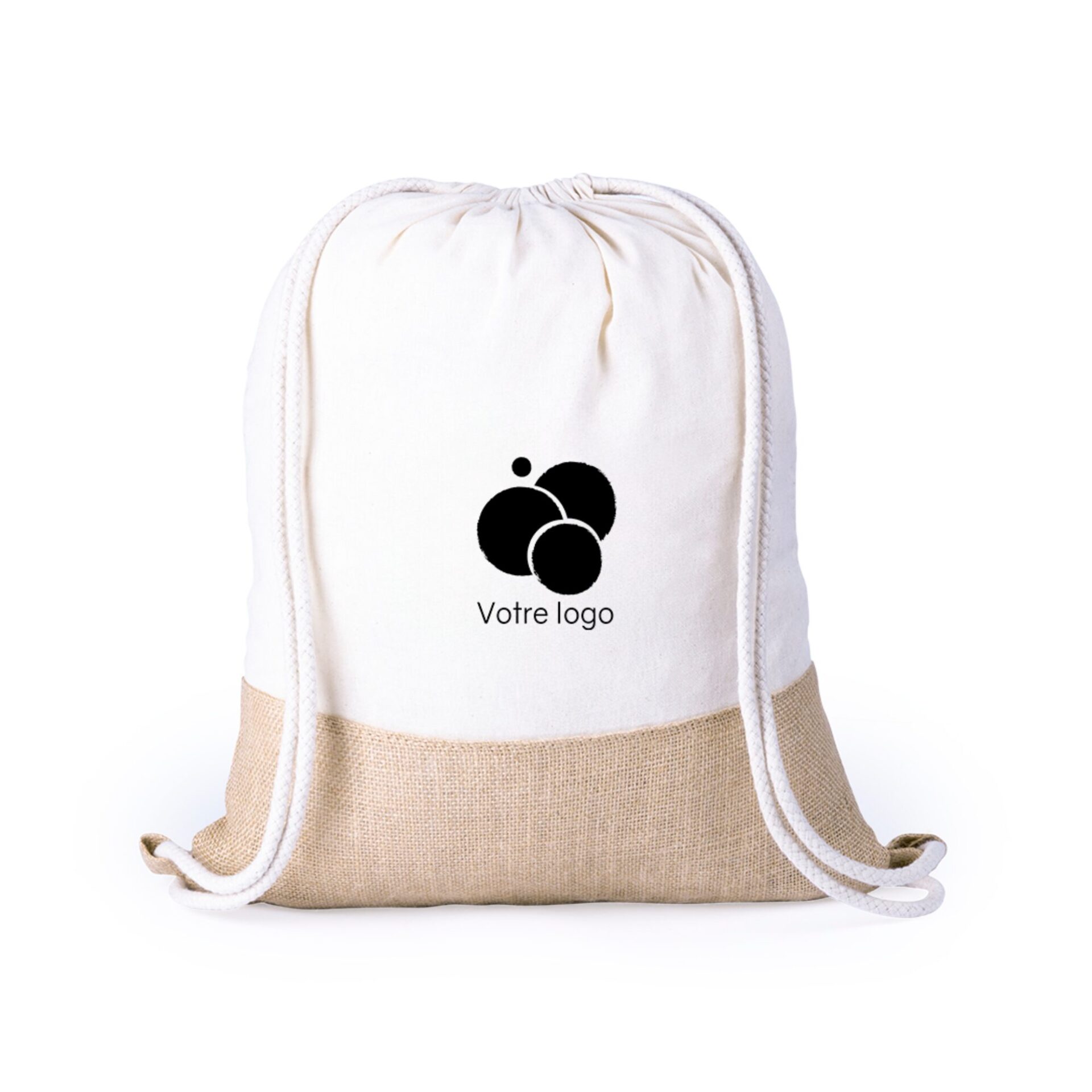 Sac à cordes en coton 110g/m² B5982