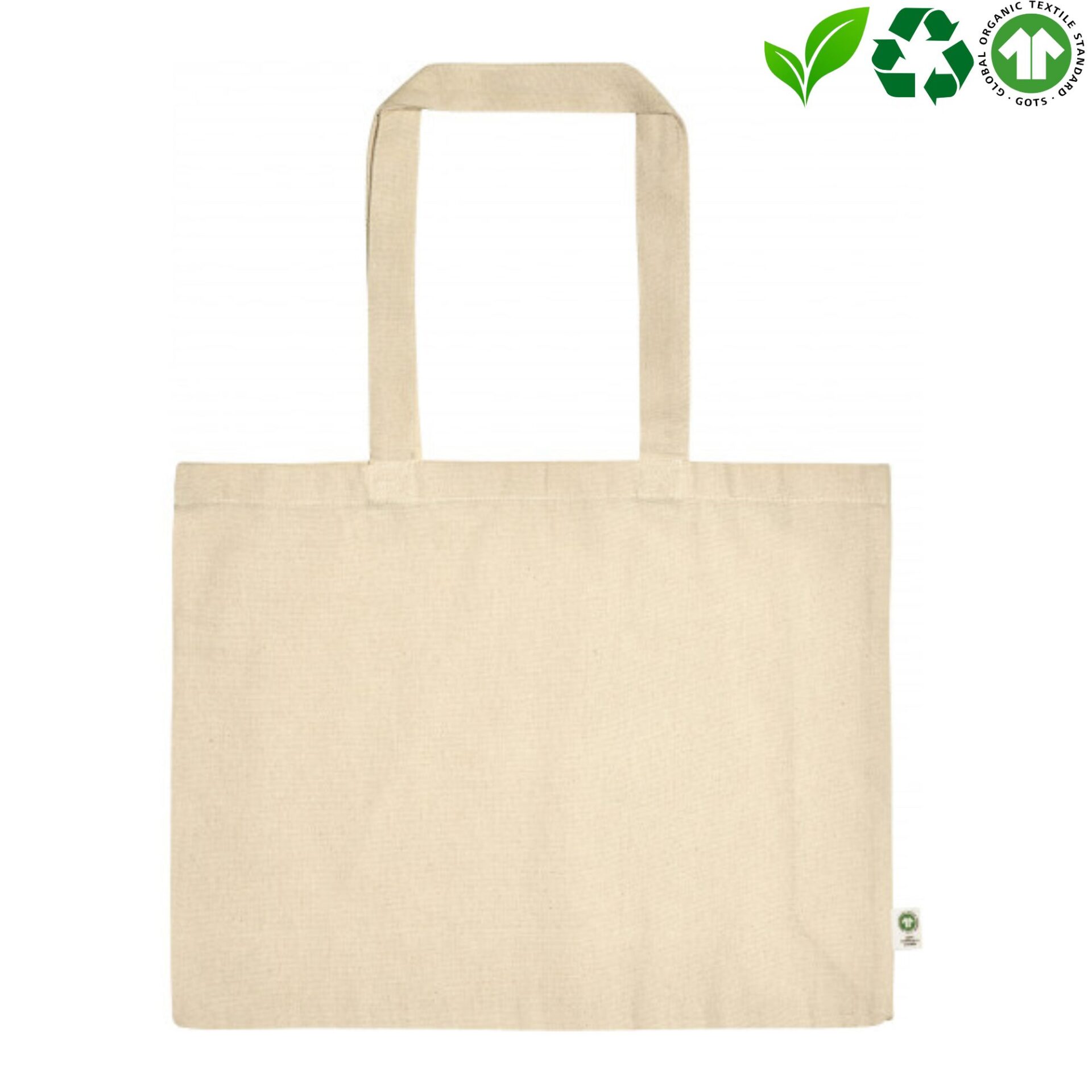 Tote bag en coton avec soufflet - BUBOR