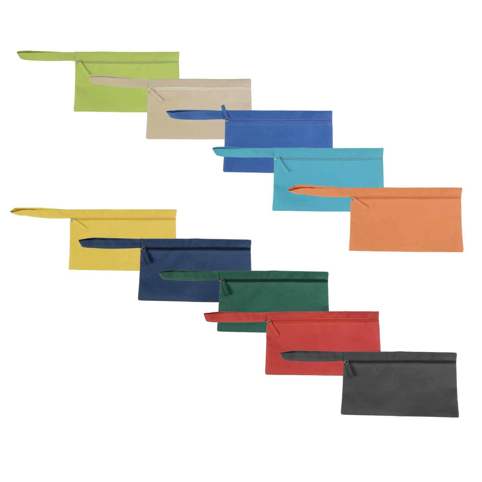 Porte-documents avec fermeture zip et poignée - SP19139