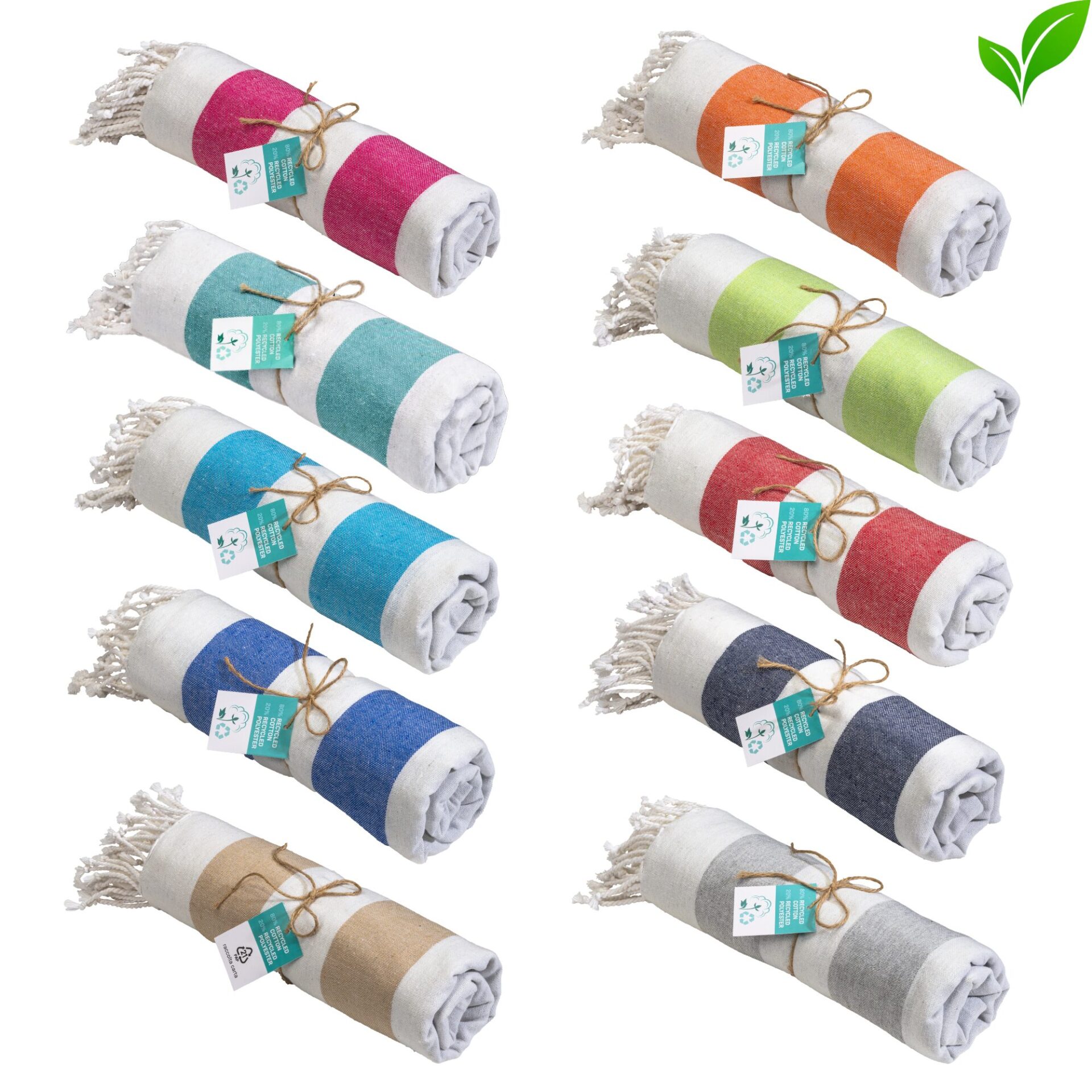 Fouta en coton recyclé - SP24409