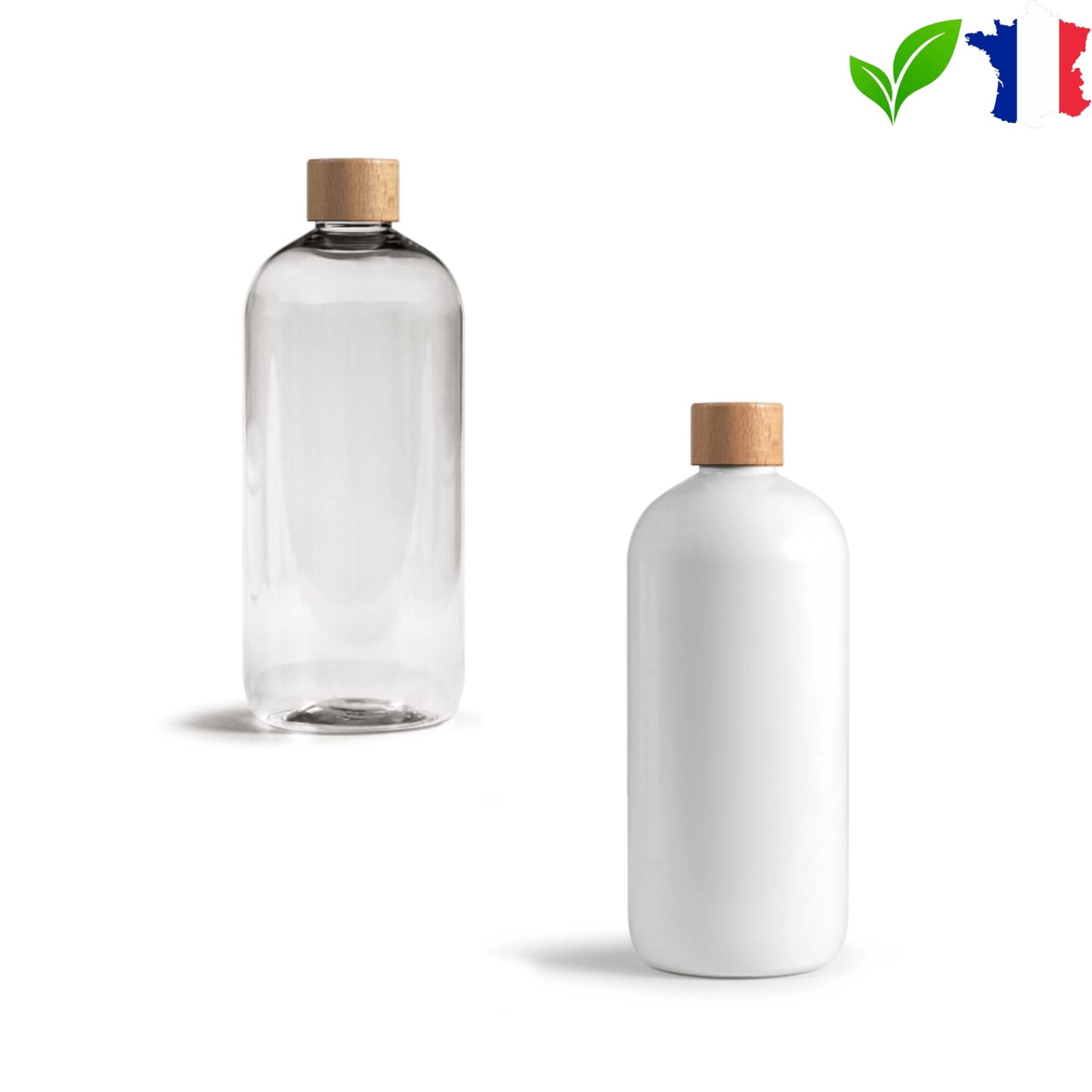 Bouteille 750 ml en PET recyclé - W2243