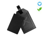 etiquette tracker cuir